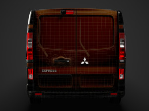 mitsubishi express combi lwb 2020 3D-Modell