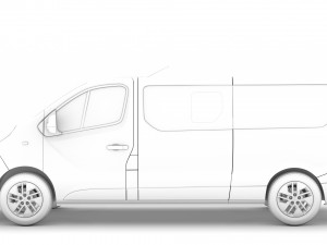 mitsubishi express minibus lwb 2020 Modèle 3D
