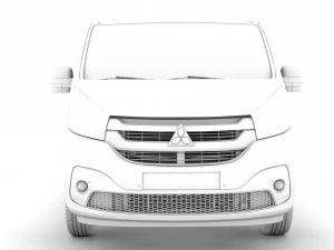 mitsubishi express minibus lwb 2020 3D Model
