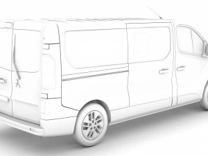 mitsubishi express minibus lwb 2020 3D Model