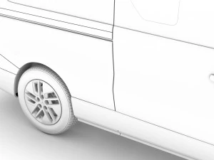 mitsubishi express minibus lwb 2020 3D Model