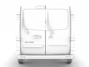 mitsubishi express minibus lwb 2020 3D Model