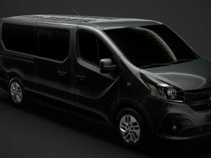 mitsubishi express minibus lwb 2020 3D Model