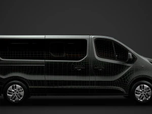mitsubishi express minibus lwb 2020 3D Model