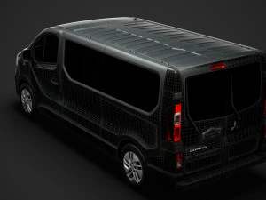 mitsubishi express minibus lwb 2020 3D Model