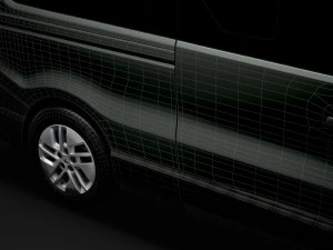 mitsubishi express minibus lwb 2020 3D Model