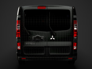mitsubishi express minibus lwb 2020 Modèle 3D