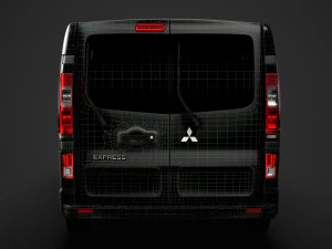mitsubishi express minibus lwb 2020 3D Model