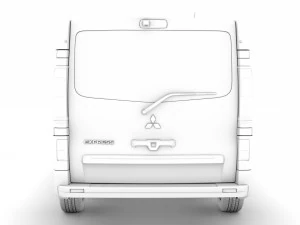 mitsubishi express spaceclass lwb 2020 3D Model