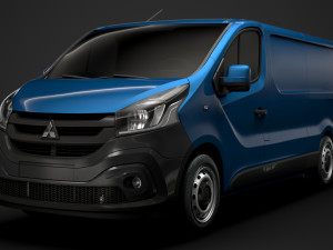 mitsubishi express van lwb 2020 Modelo 3D