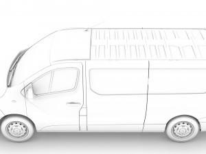 mitsubishi express van lwb 2020 Modelo 3D