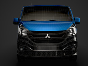 mitsubishi express van lwb 2020 Modelo 3D