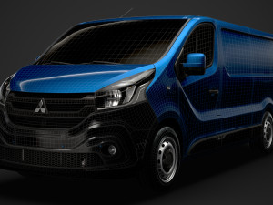 mitsubishi express van lwb 2020 Modelo 3D