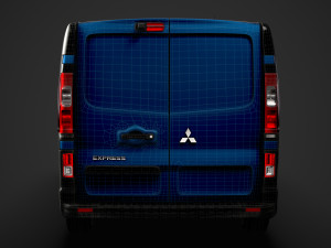 mitsubishi express van lwb 2020 Modelo 3D