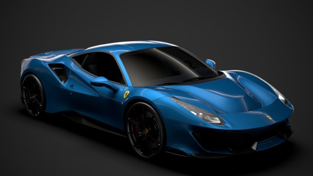 ferarri gtb 488 pista 2020 3D मॉडल .c4d .max .obj .3ds .fbx .stl .blend 