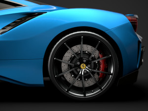 ferarri gtb 488 pista 2020 3D मॉडल