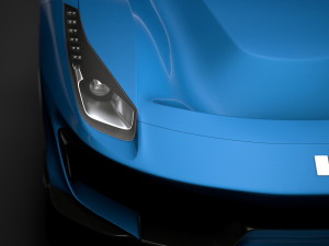 ferarri gtb 488 pista 2020 3D मॉडल