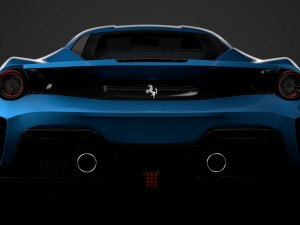 ferarri gtb 488 pista 2020 3D मॉडल