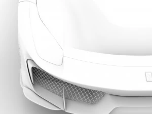 Феррари GTB 488 Pista 2020 года 3D Модель