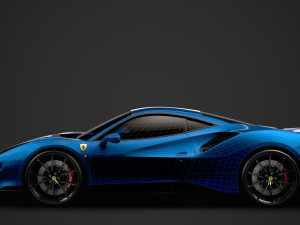 ferarri gtb 488 pista 2020 3D मॉडल