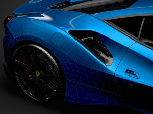 ferarri gtb 488 pista 2020 3D मॉडल