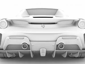 ferarri spider 488 pista 2020 3D Model