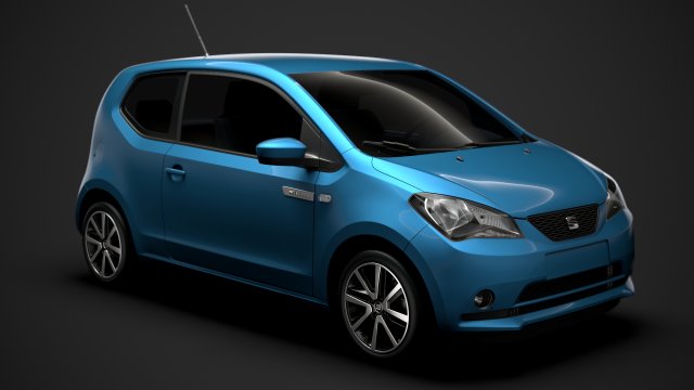 seat mii electric 3d 2020 Modelo 3D .c4d .max .obj .3ds .fbx .stl .blend 