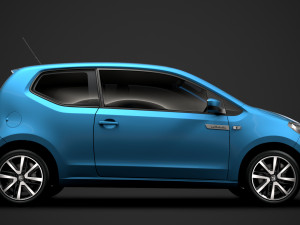 seat mii electric 3d 2020 Modelo 3D