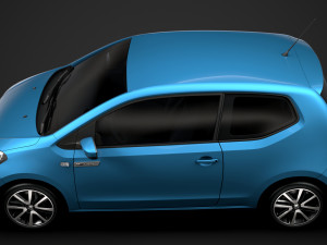 seat mii electric 3d 2020 Modelo 3D