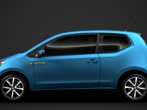 seat mii electric 3d 2020 Modelo 3D