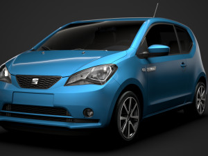 seat mii electric 3d 2020 Modelo 3D