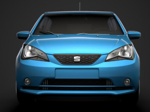 seat mii electric 3d 2020 Modelo 3D
