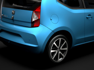 seat mii electric 3d 2020 Modelo 3D