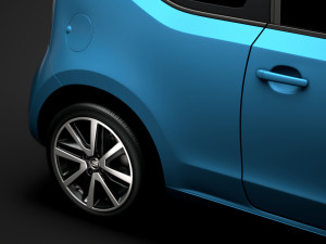 seat mii electric 3d 2020 Modelo 3D