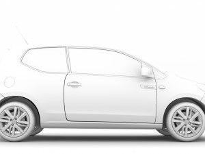 seat mii electric 3d 2020 Modelo 3D