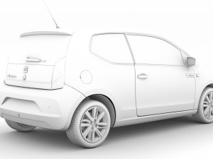 seat mii electric 3d 2020 Modelo 3D