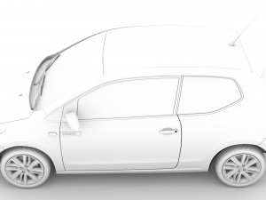seat mii electric 3d 2020 Modelo 3D
