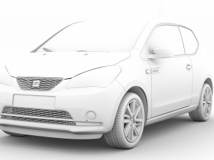 seat mii electric 3d 2020 Modelo 3D