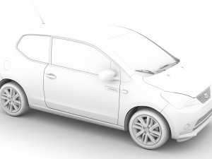 seat mii electric 3d 2020 Modelo 3D