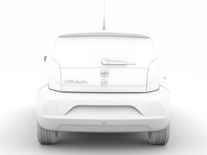 seat mii electric 3d 2020 Modelo 3D