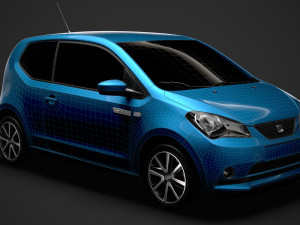 seat mii electric 3d 2020 Modelo 3D