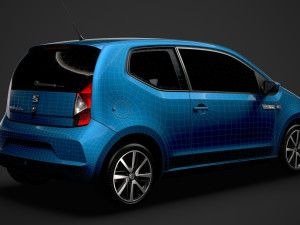 seat mii electric 3d 2020 Modelo 3D