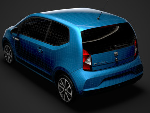 seat mii electric 3d 2020 Modelo 3D