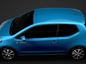 seat mii electric 3d 2020 Modelo 3D