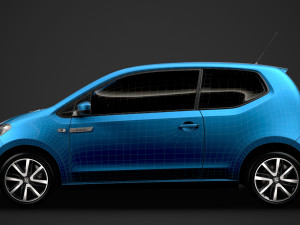 seat mii electric 3d 2020 Modelo 3D