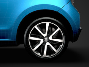 seat mii electric 3d 2020 Modelo 3D