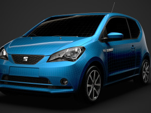 seat mii electric 3d 2020 Modelo 3D