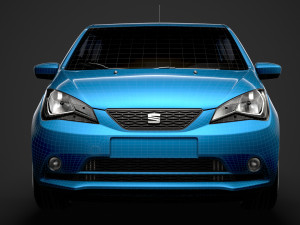 seat mii electric 3d 2020 Modelo 3D