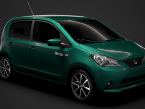 seat mii electric 5d 2020 3D 모델
