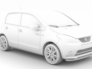 seat mii electric 5d 2020 3D Модель